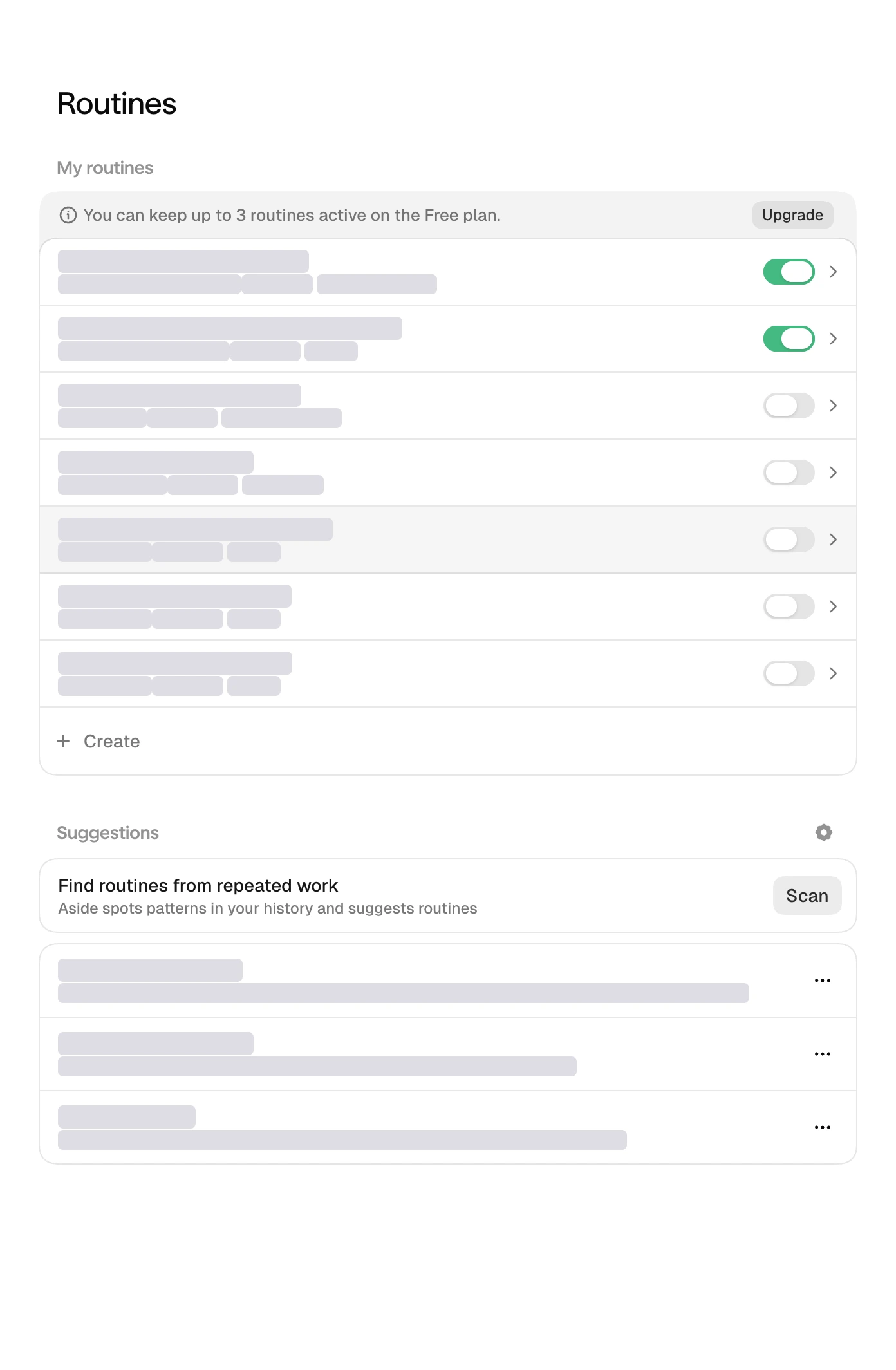 캡처: Settings › Routines